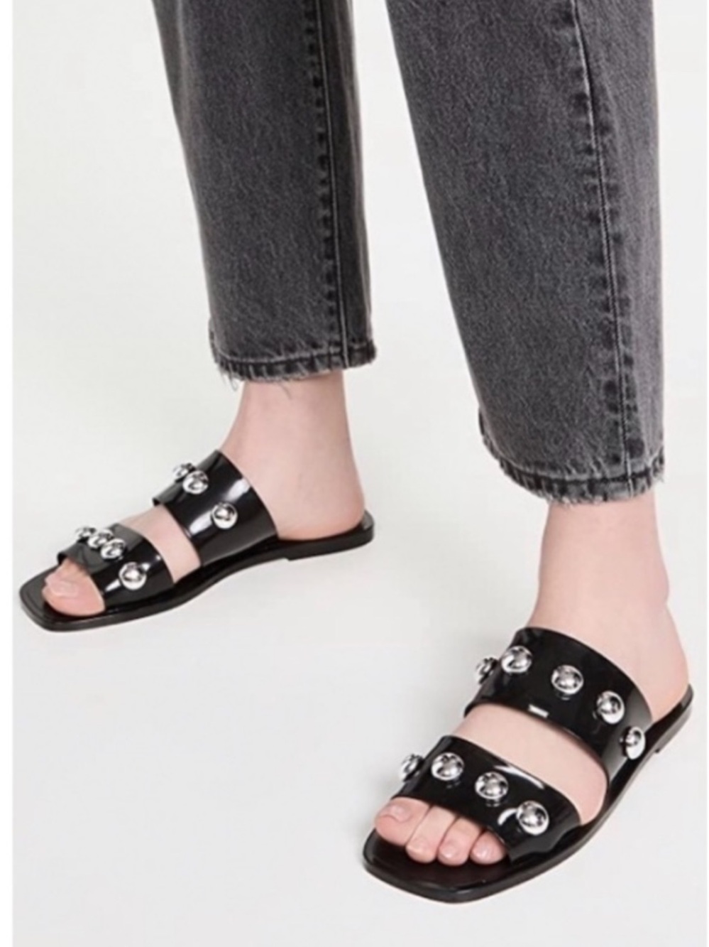 Schutz Lizzie jelly studded sandals